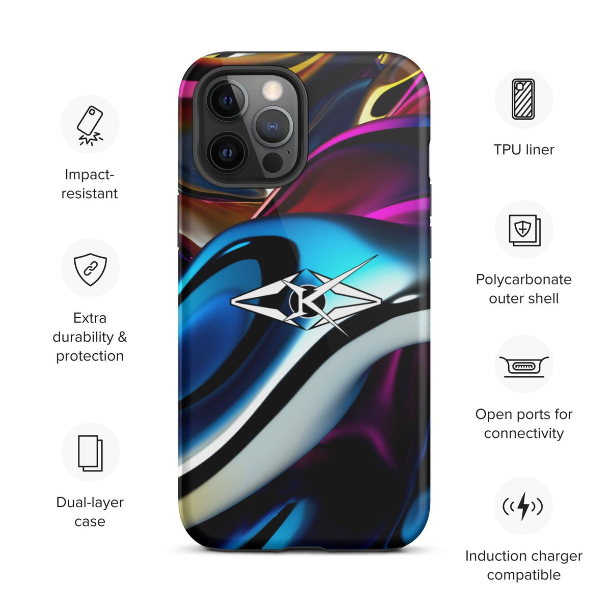 Tough Premium iPhone case - VYBRATIONAL KREATORS®