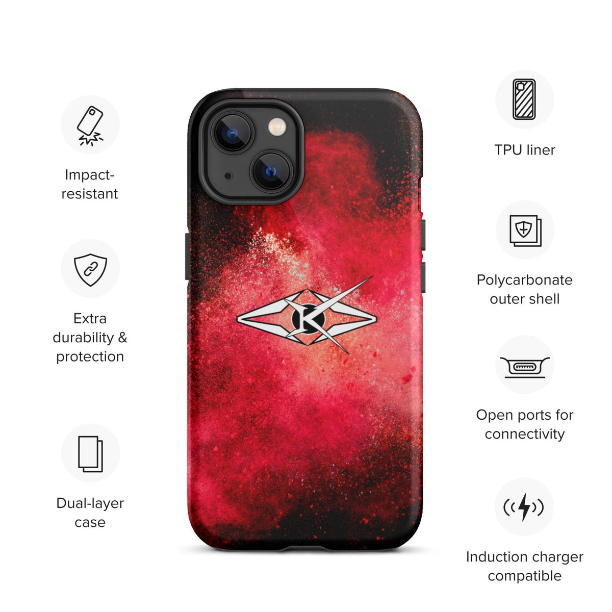 Tough Premium iPhone case- Red Dwarf - VYBRATIONAL KREATORS®