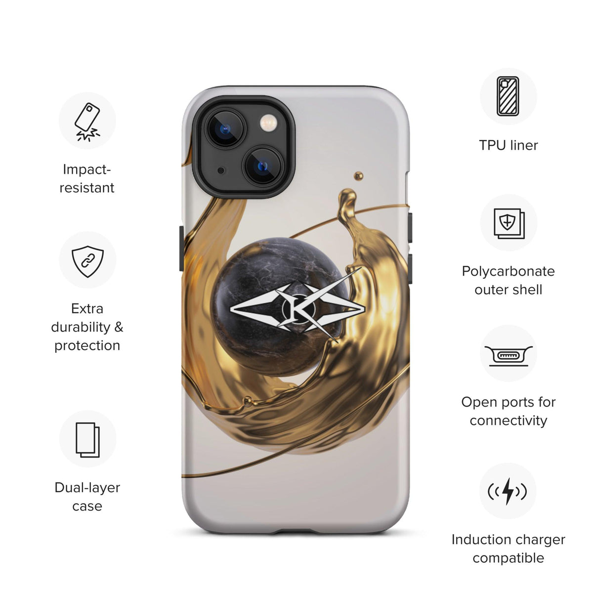 Tough Premium iPhone case - VYBRATIONAL KREATORS®