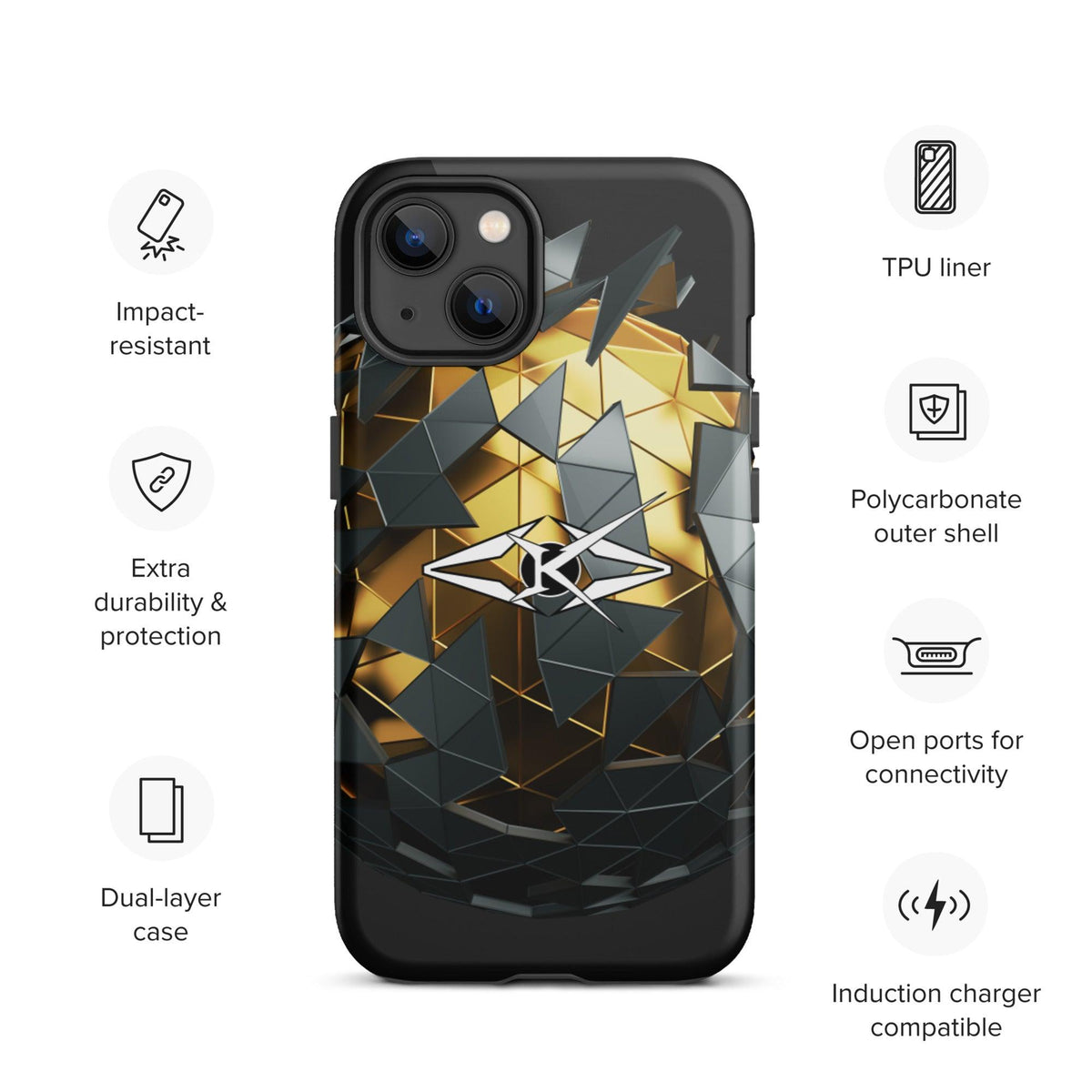 Tough Premium iPhone case - VYBRATIONAL KREATORS®