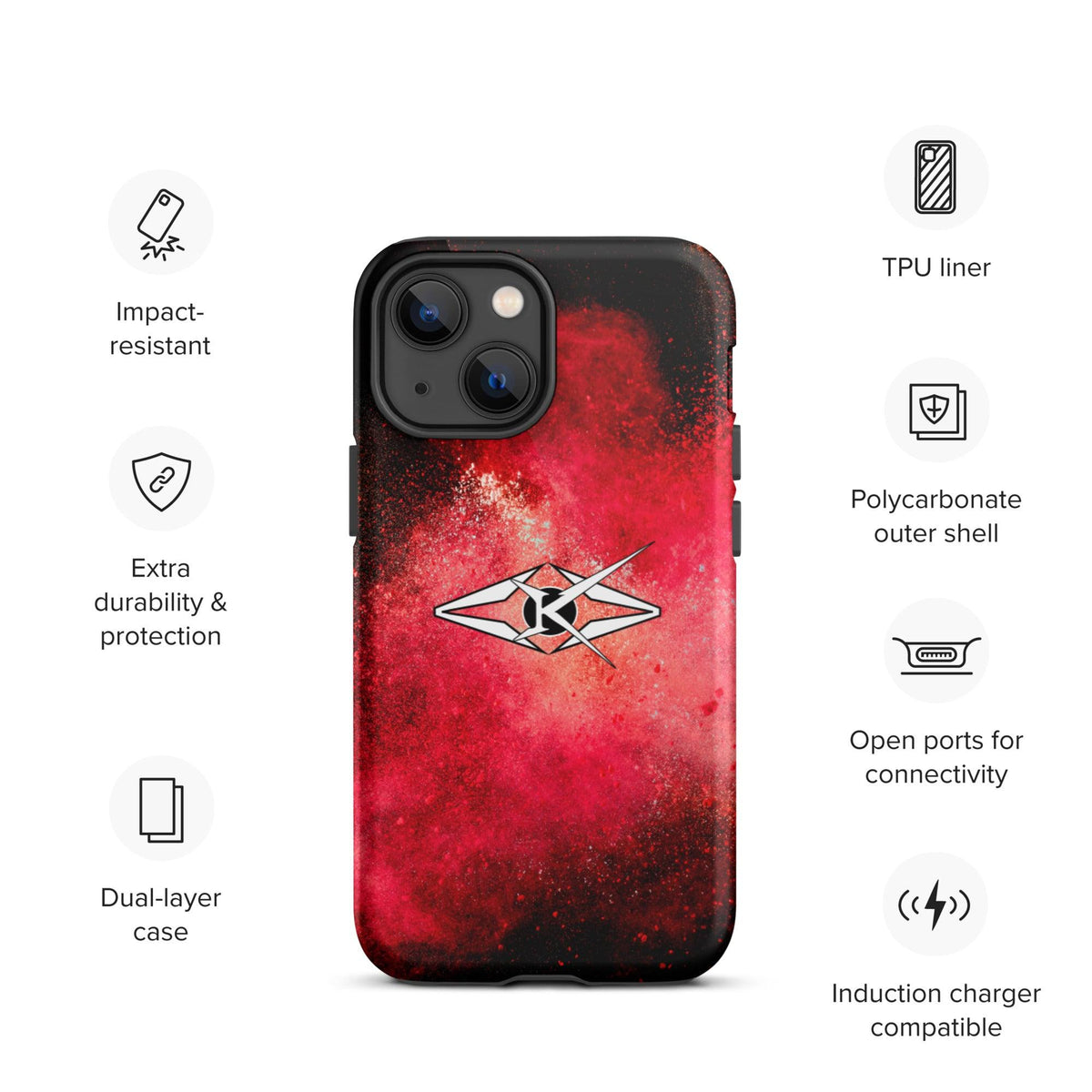 Tough Premium iPhone case- Red Dwarf - VYBRATIONAL KREATORS®