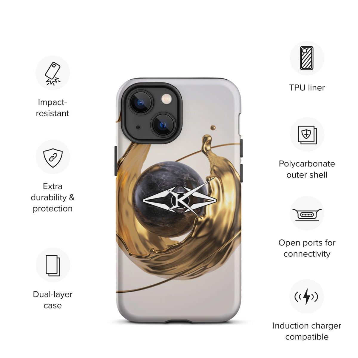 Tough Premium iPhone case - VYBRATIONAL KREATORS®
