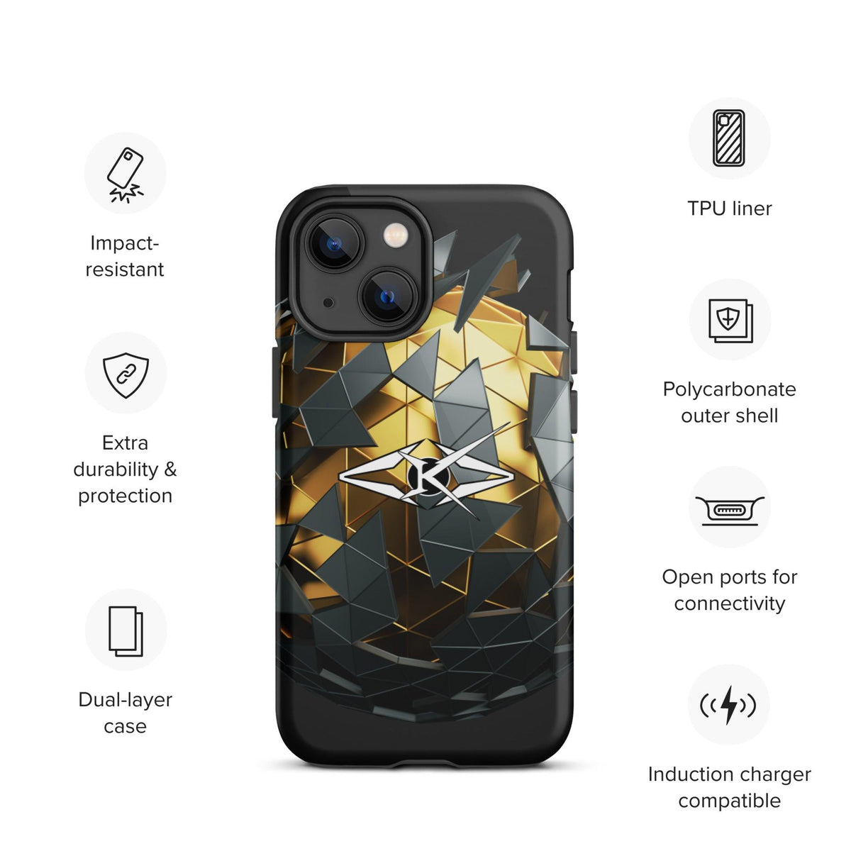 Tough Premium iPhone case - VYBRATIONAL KREATORS®