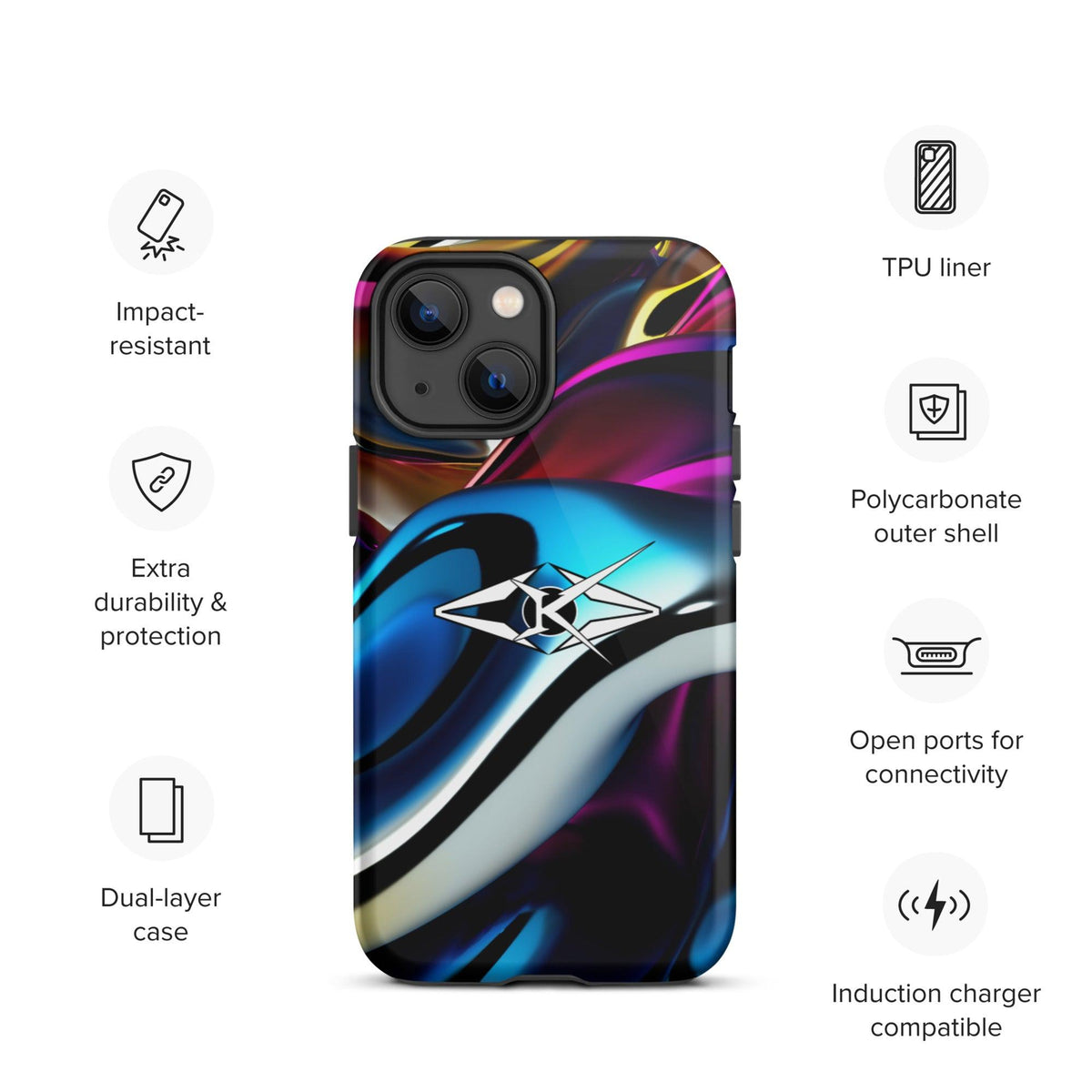 Tough Premium iPhone case - VYBRATIONAL KREATORS®