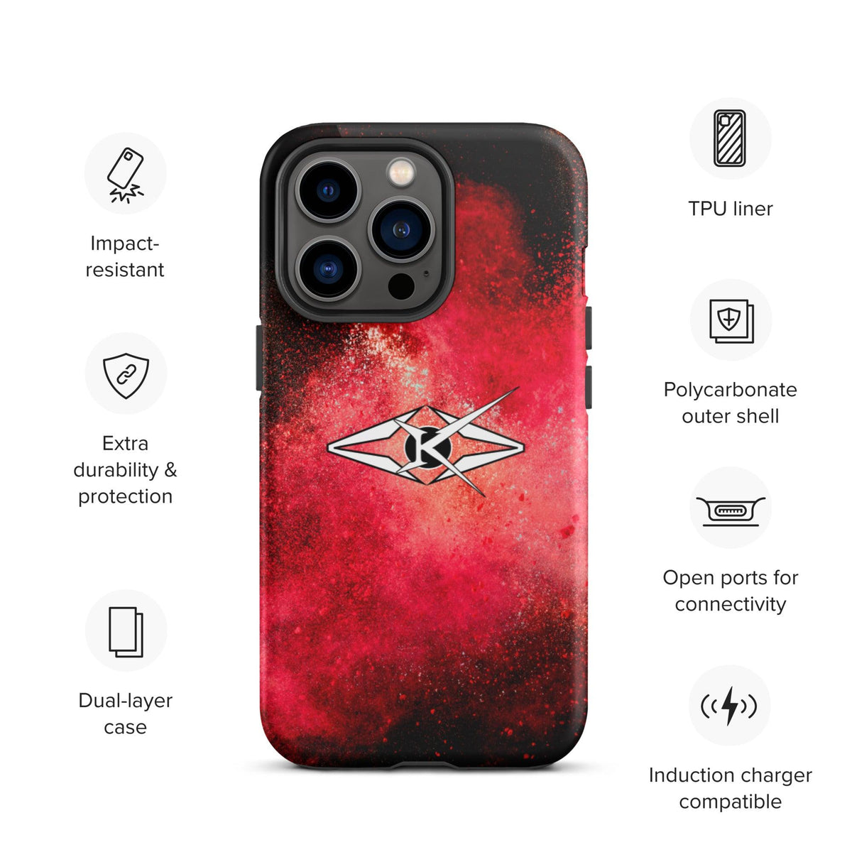 Tough Premium iPhone case- Red Dwarf - VYBRATIONAL KREATORS®