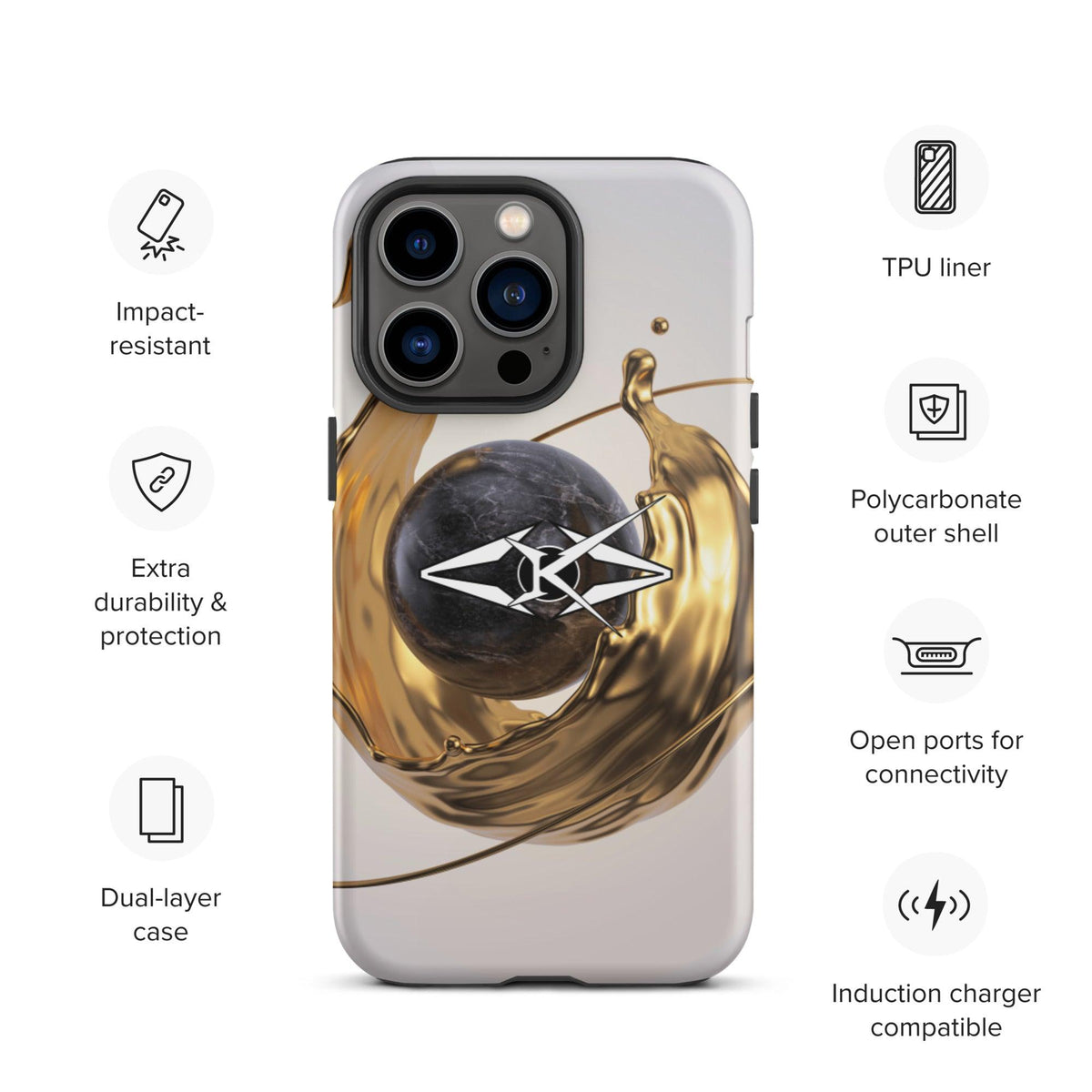 Tough Premium iPhone case - VYBRATIONAL KREATORS®