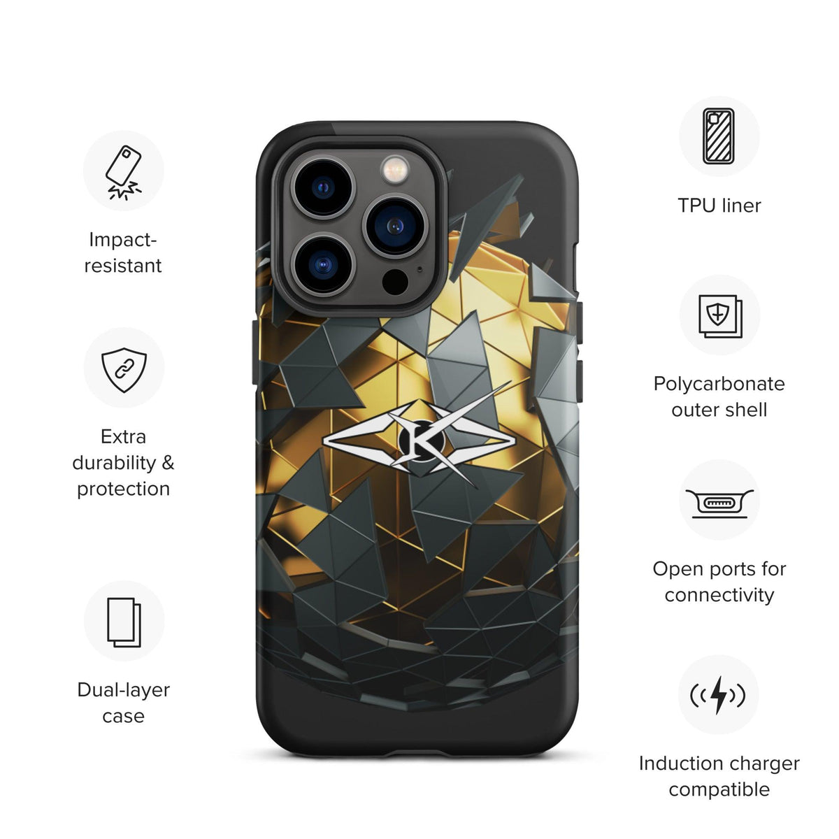 Tough Premium iPhone case - VYBRATIONAL KREATORS®