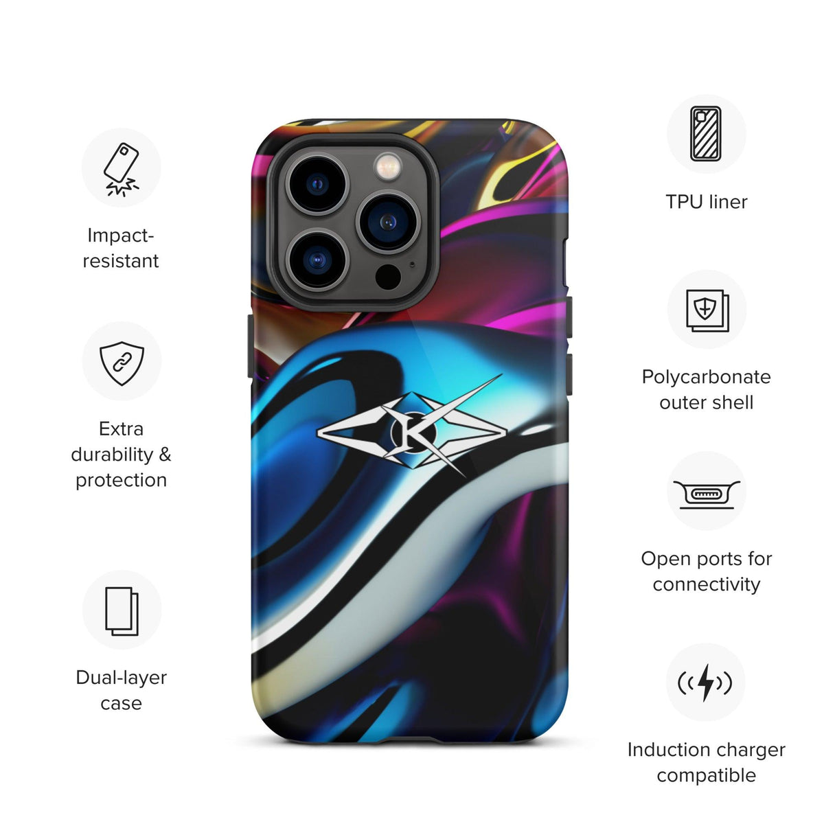 Tough Premium iPhone case - VYBRATIONAL KREATORS®