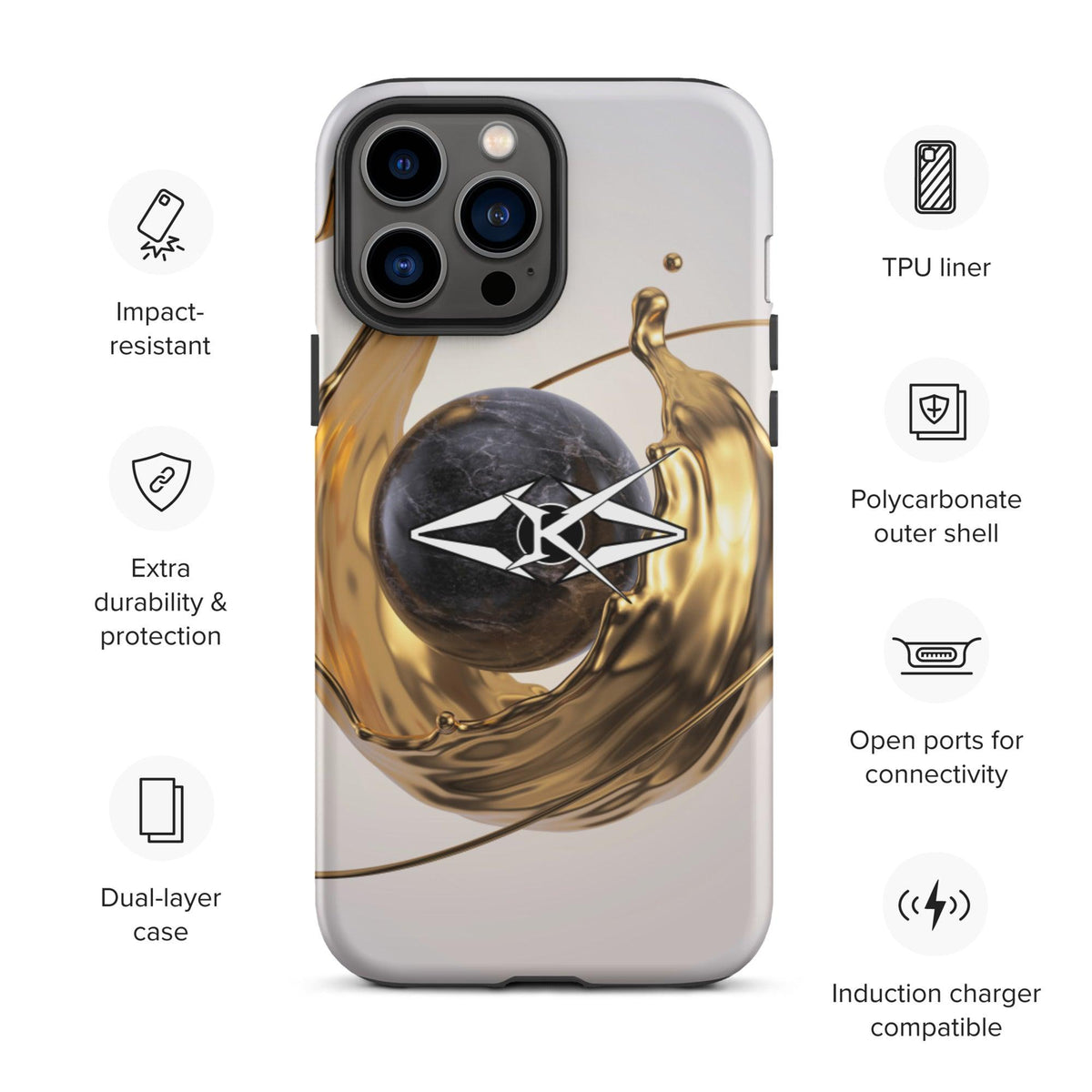 Tough Premium iPhone case - VYBRATIONAL KREATORS®