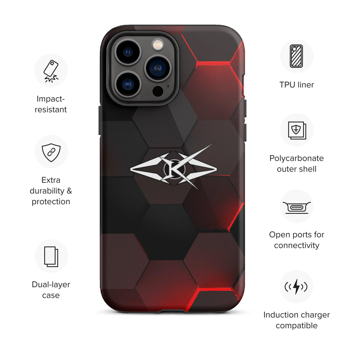 Tough Premium iPhone case - VYBRATIONAL KREATORS®