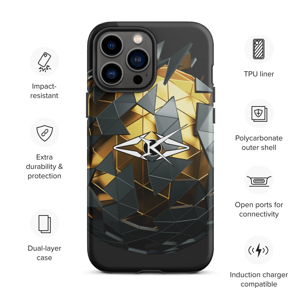 Tough Premium iPhone case - VYBRATIONAL KREATORS®