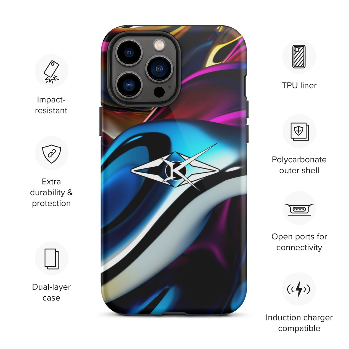 Tough Premium iPhone case - VYBRATIONAL KREATORS®