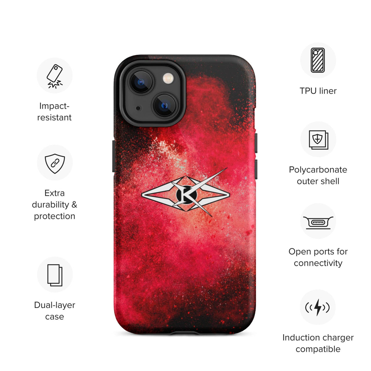 Tough Premium iPhone case- Red Dwarf - VYBRATIONAL KREATORS®