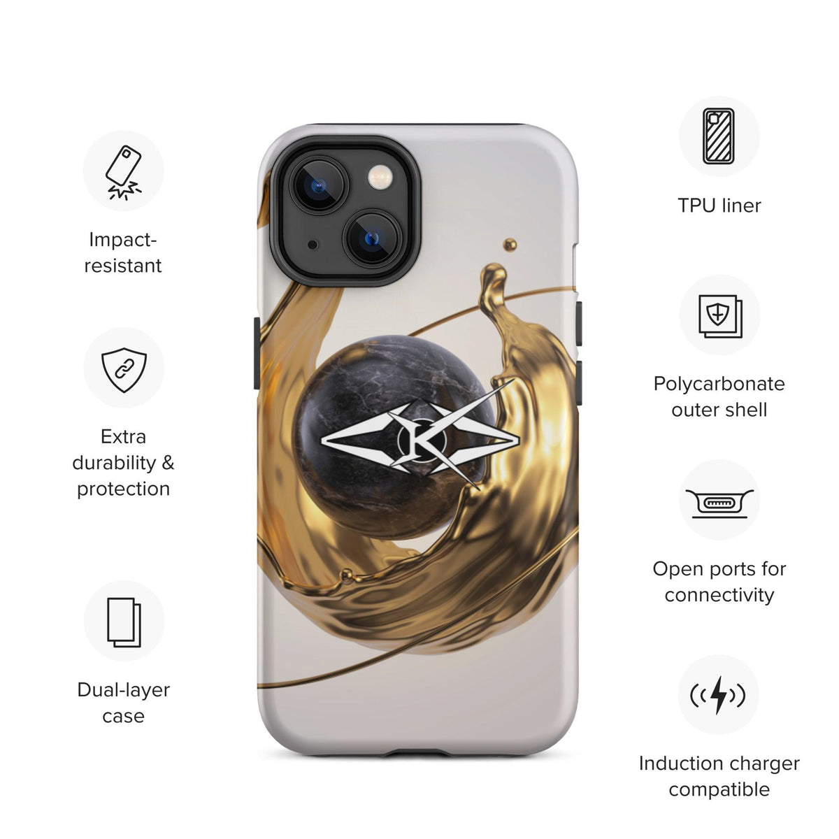 Tough Premium iPhone case - VYBRATIONAL KREATORS®