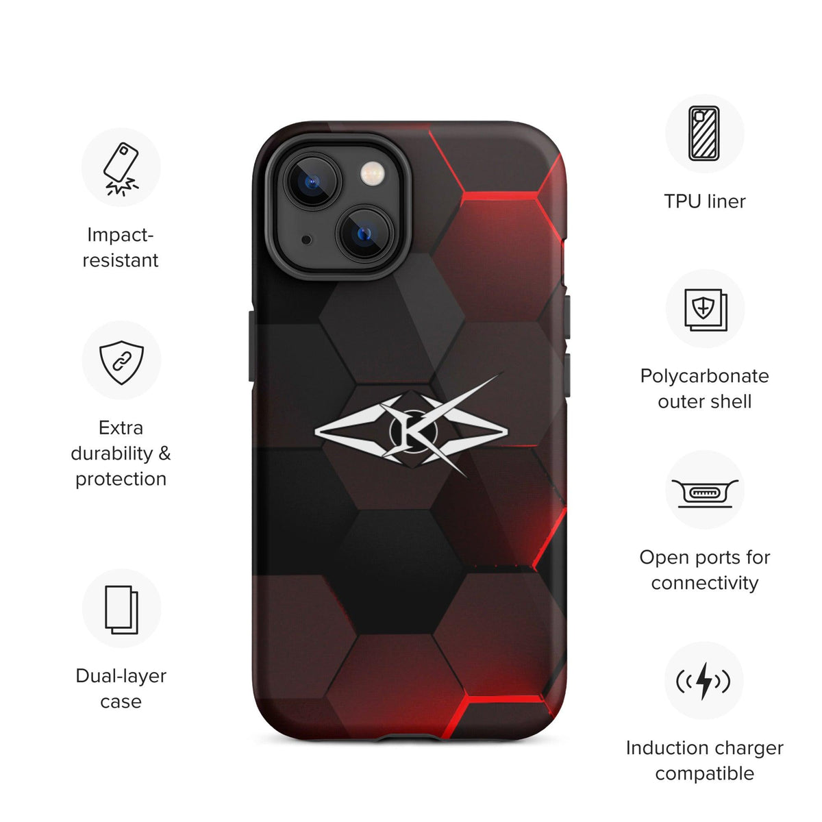 Tough Premium iPhone case - VYBRATIONAL KREATORS®