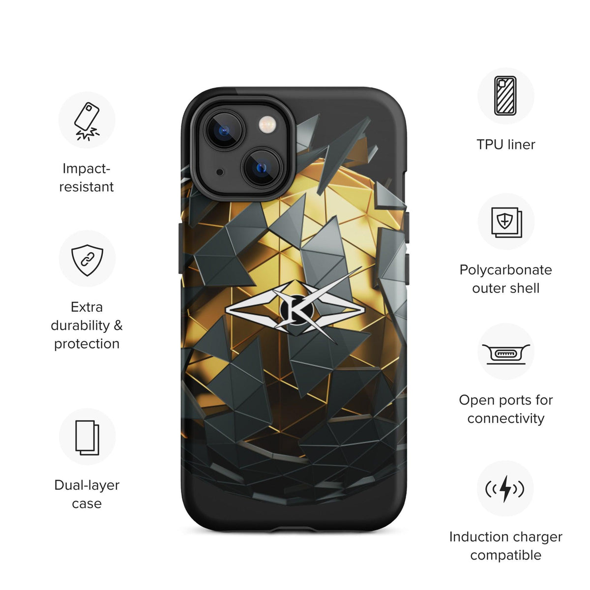 Tough Premium iPhone case - VYBRATIONAL KREATORS®