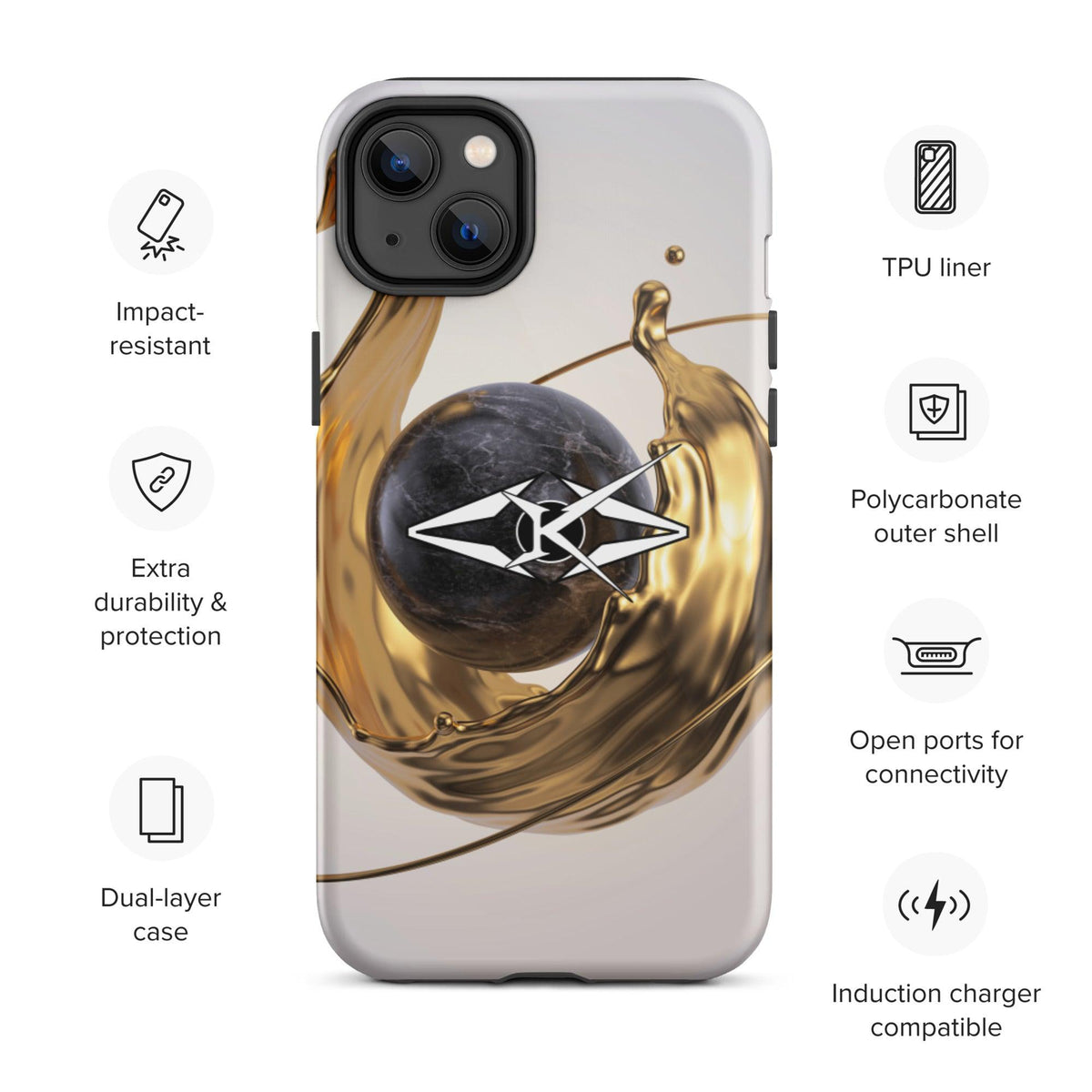 Tough Premium iPhone case - VYBRATIONAL KREATORS®