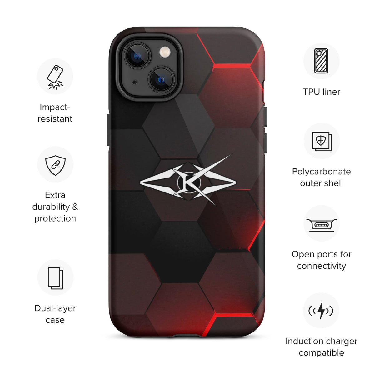 Tough Premium iPhone case - VYBRATIONAL KREATORS®
