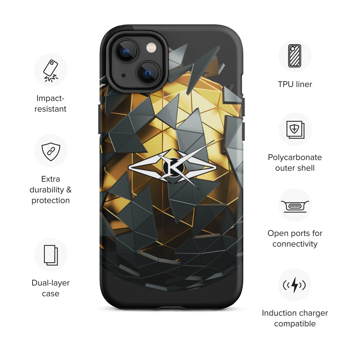 Tough Premium iPhone case - VYBRATIONAL KREATORS®