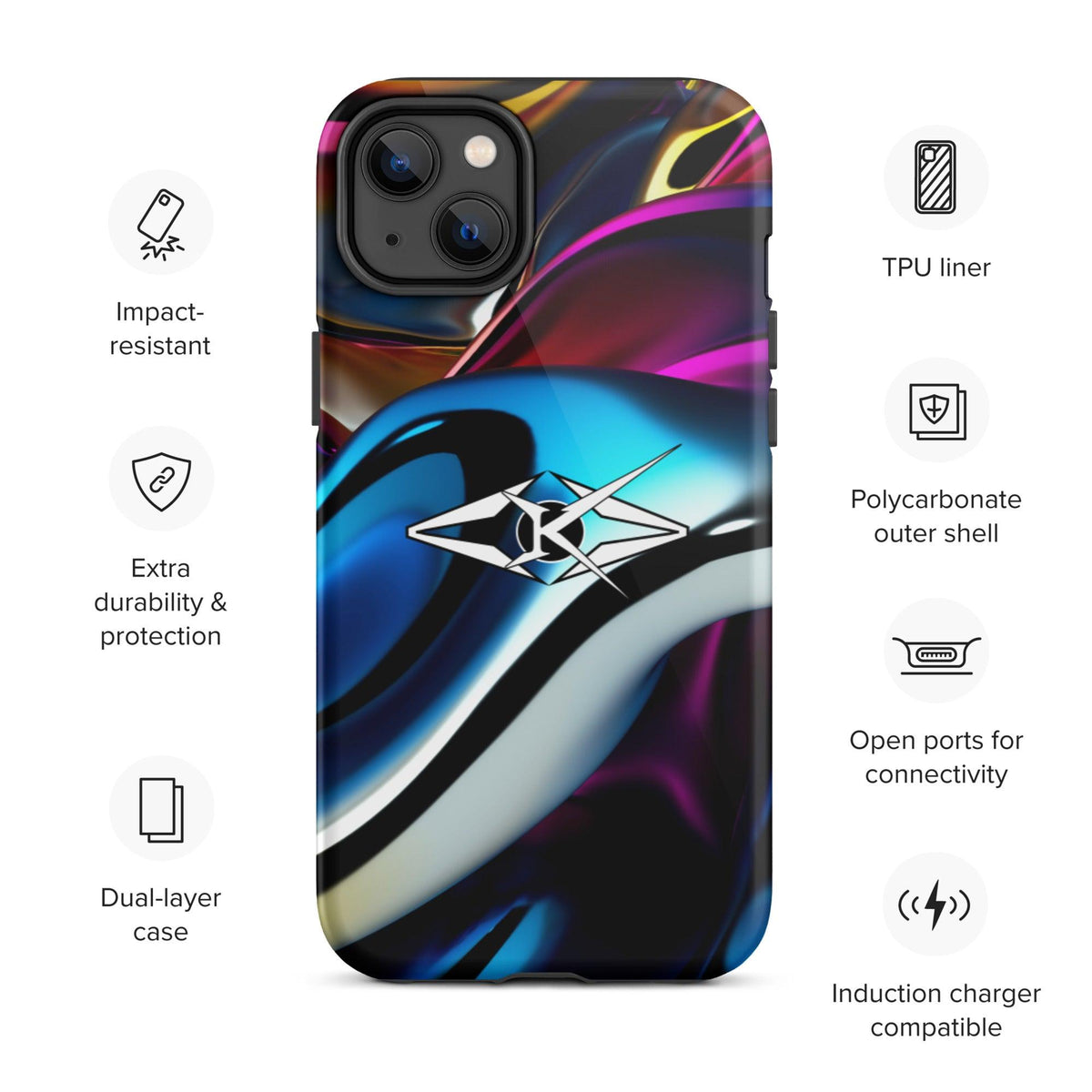 Tough Premium iPhone case - VYBRATIONAL KREATORS®
