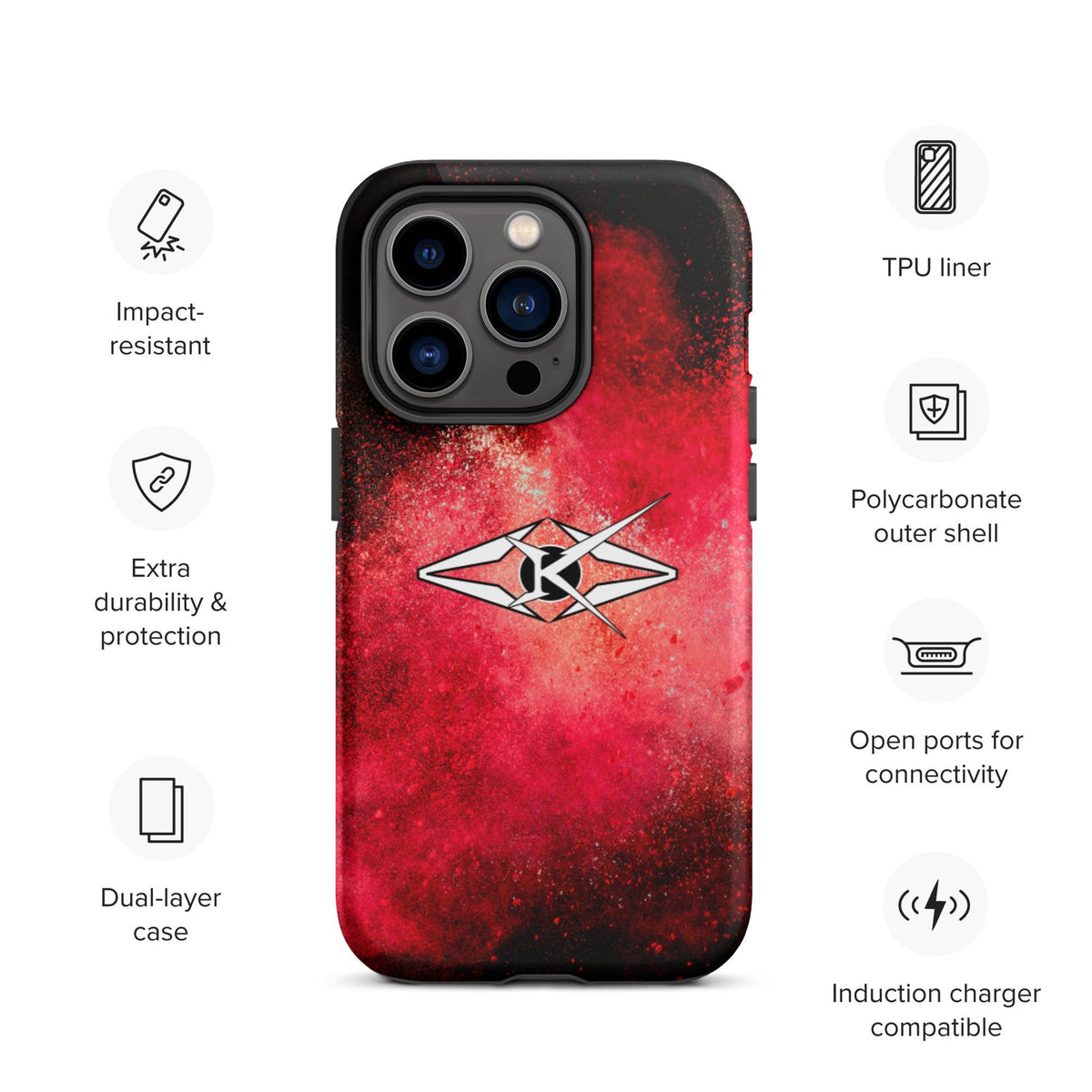 Tough Premium iPhone case- Red Dwarf - VYBRATIONAL KREATORS®