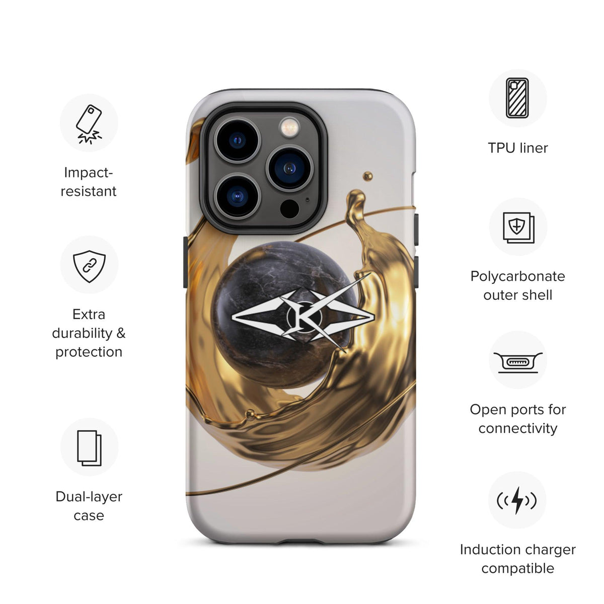 Tough Premium iPhone case - VYBRATIONAL KREATORS®