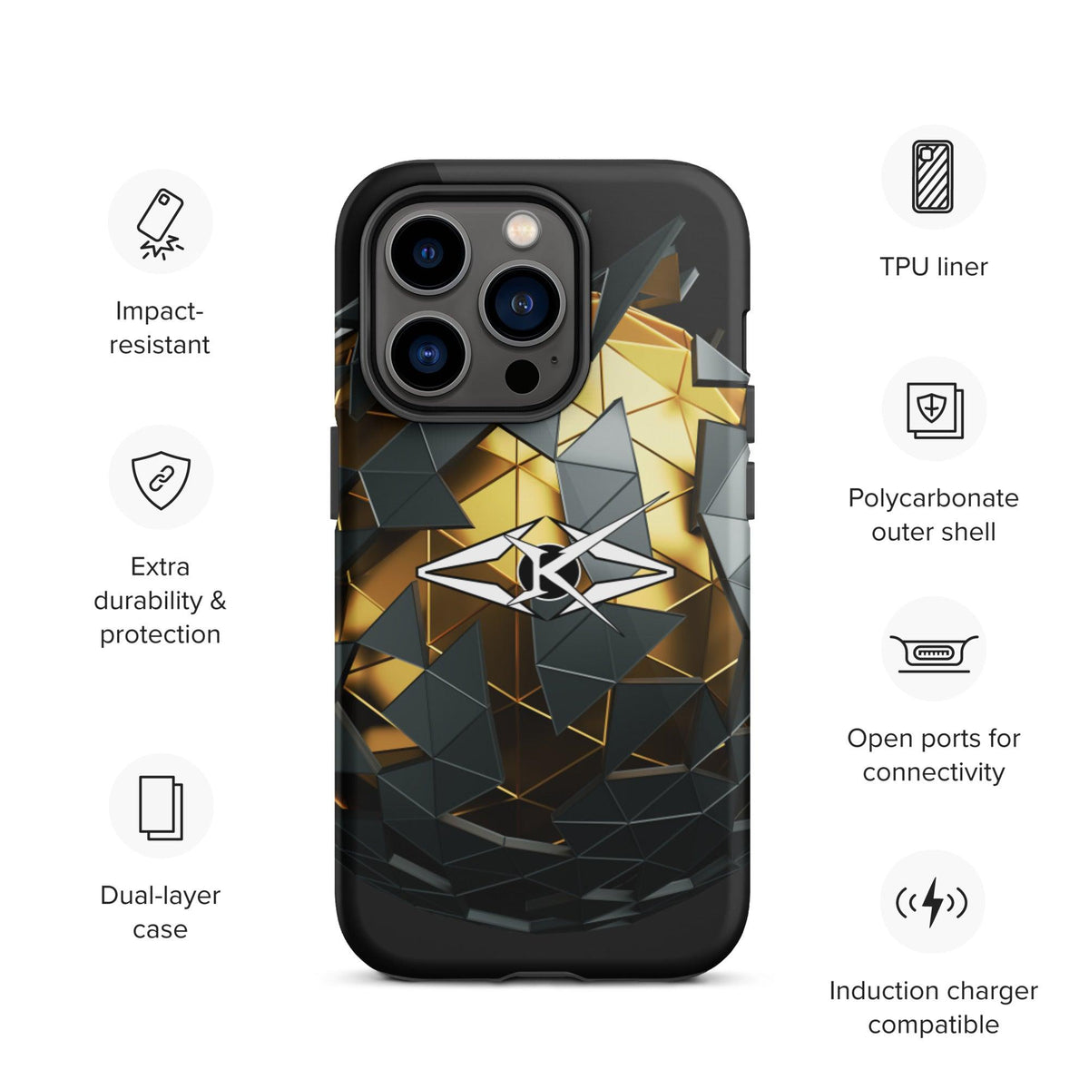 Tough Premium iPhone case - VYBRATIONAL KREATORS®
