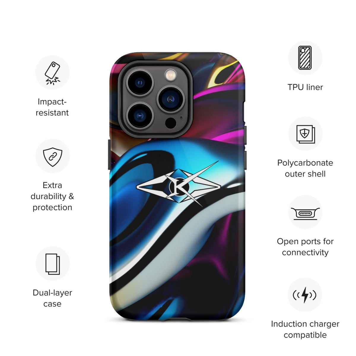 Tough Premium iPhone case - VYBRATIONAL KREATORS®