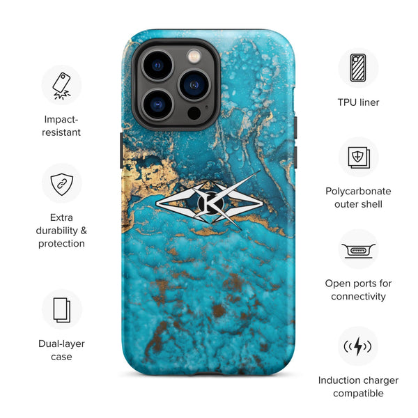 LUXE TURQUOISE IPHONE CASE