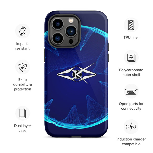 LUXE BLUE WAVE IPHONE CASE