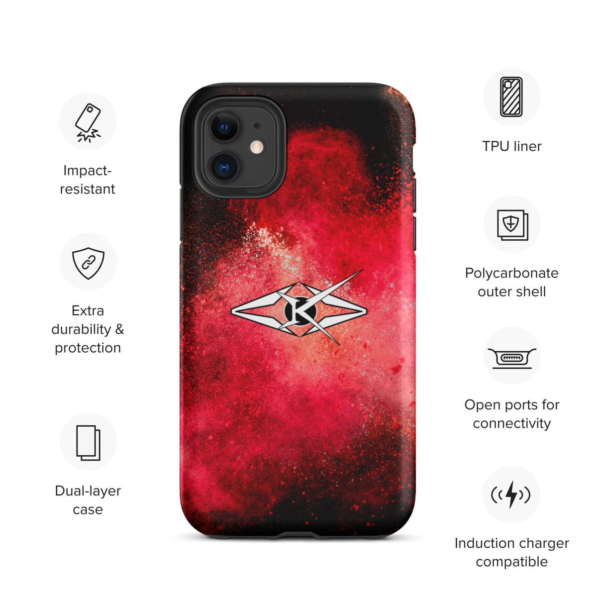 Tough Premium iPhone case- Red Dwarf - VYBRATIONAL KREATORS®