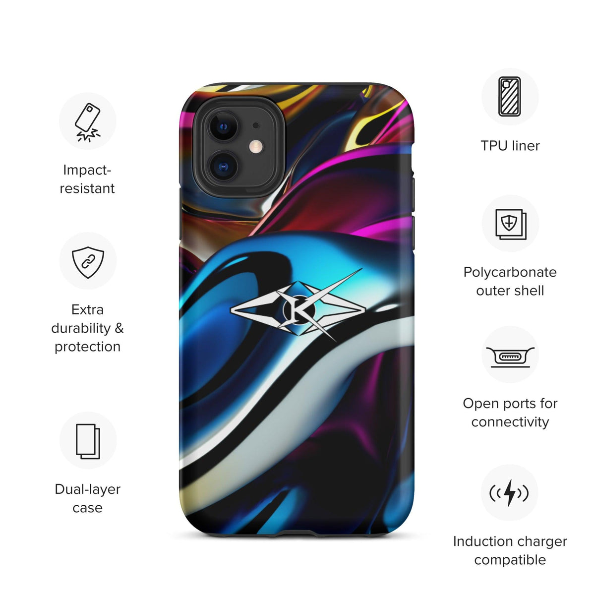 Tough Premium iPhone case - VYBRATIONAL KREATORS®