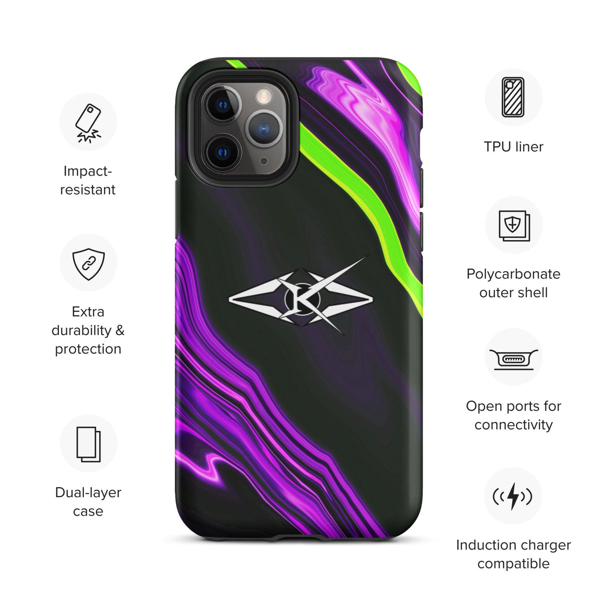 Tough iPhone case - VYBRATIONAL KREATORS®