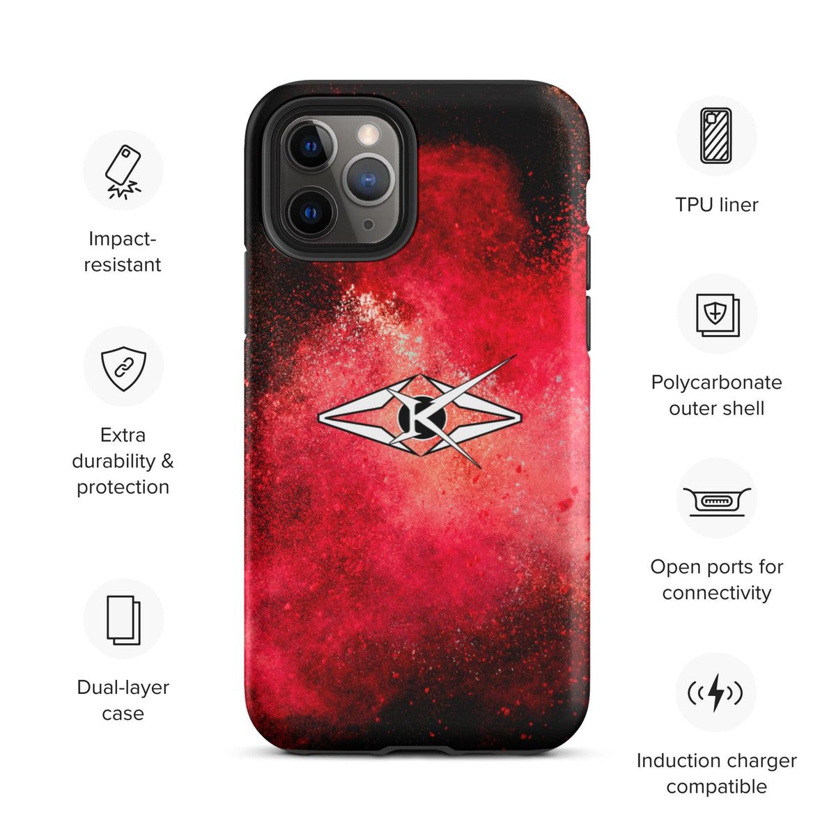 Tough Premium iPhone case- Red Dwarf - VYBRATIONAL KREATORS®