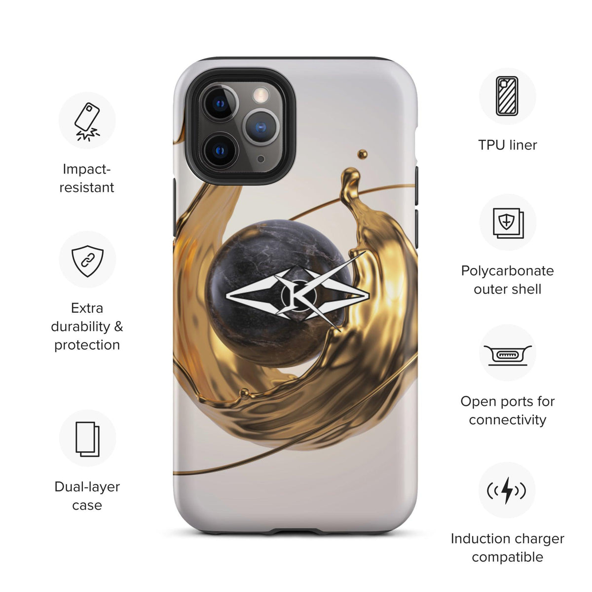 Tough Premium iPhone case - VYBRATIONAL KREATORS®