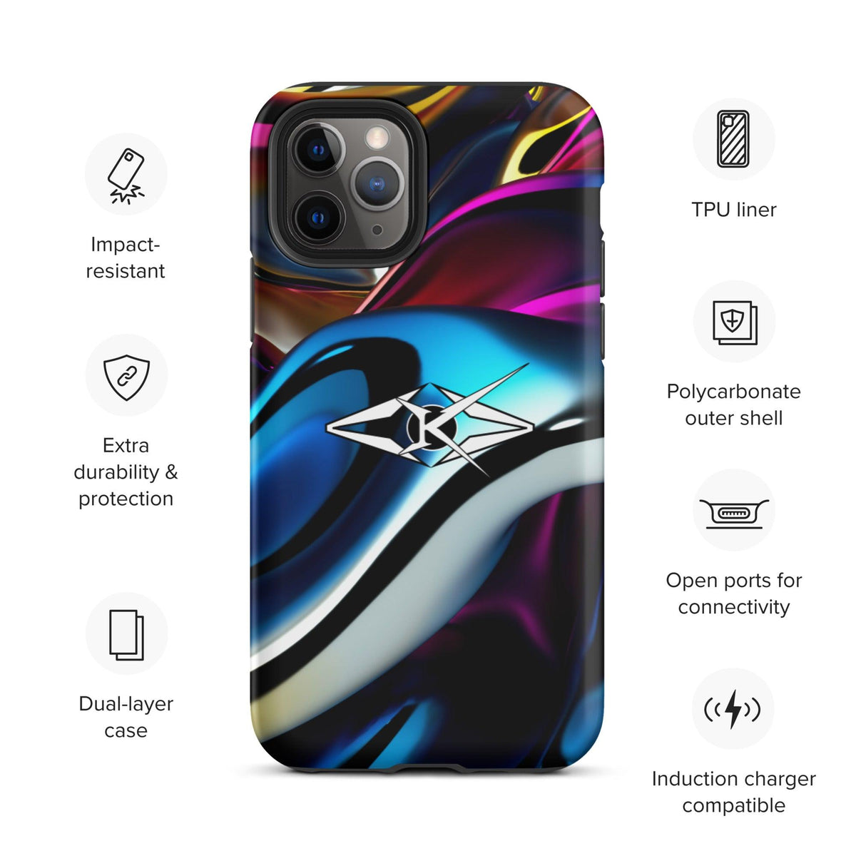 Tough Premium iPhone case - VYBRATIONAL KREATORS®