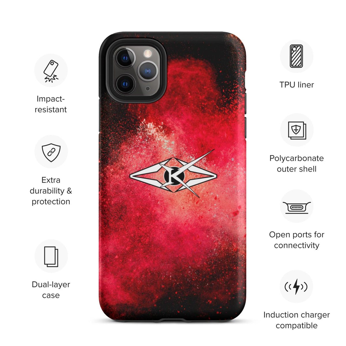 Tough Premium iPhone case- Red Dwarf - VYBRATIONAL KREATORS®