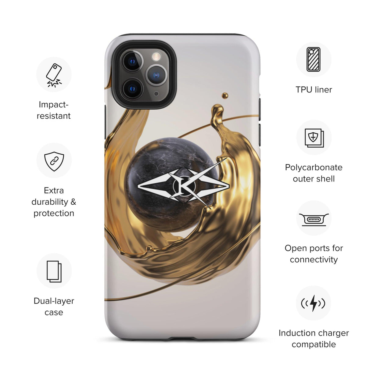 Tough Premium iPhone case - VYBRATIONAL KREATORS®