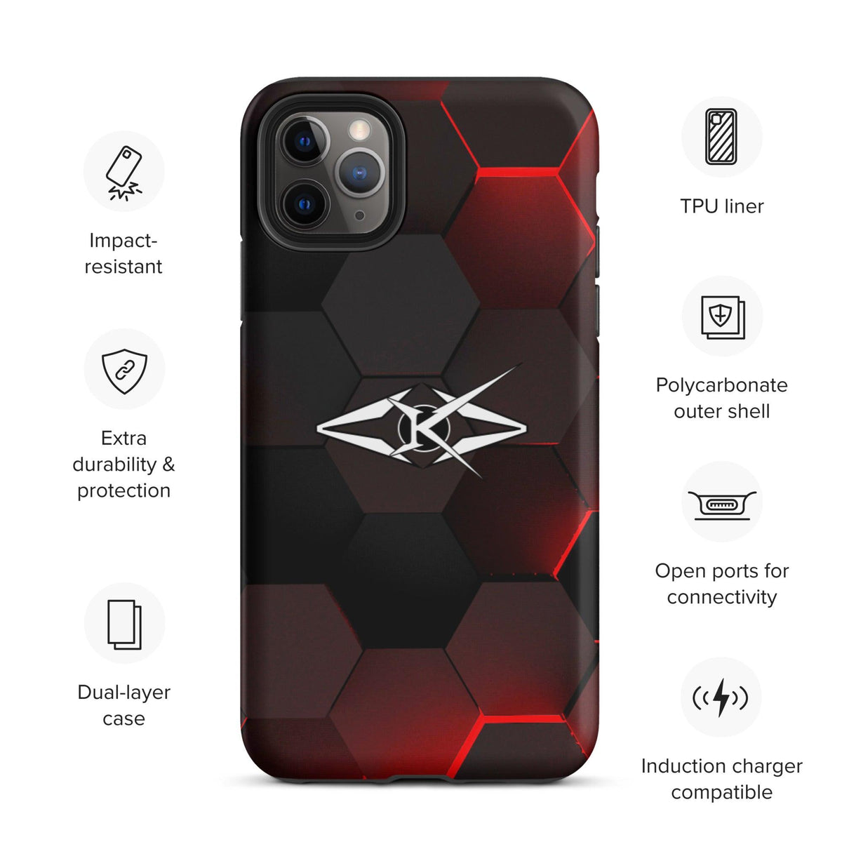 Tough Premium iPhone case - VYBRATIONAL KREATORS®
