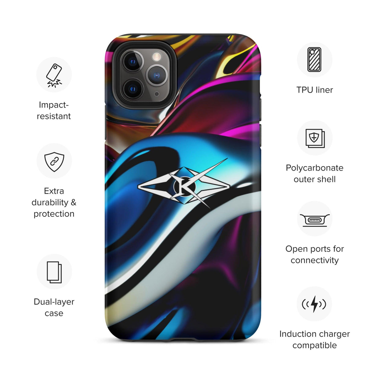 Tough Premium iPhone case - VYBRATIONAL KREATORS®