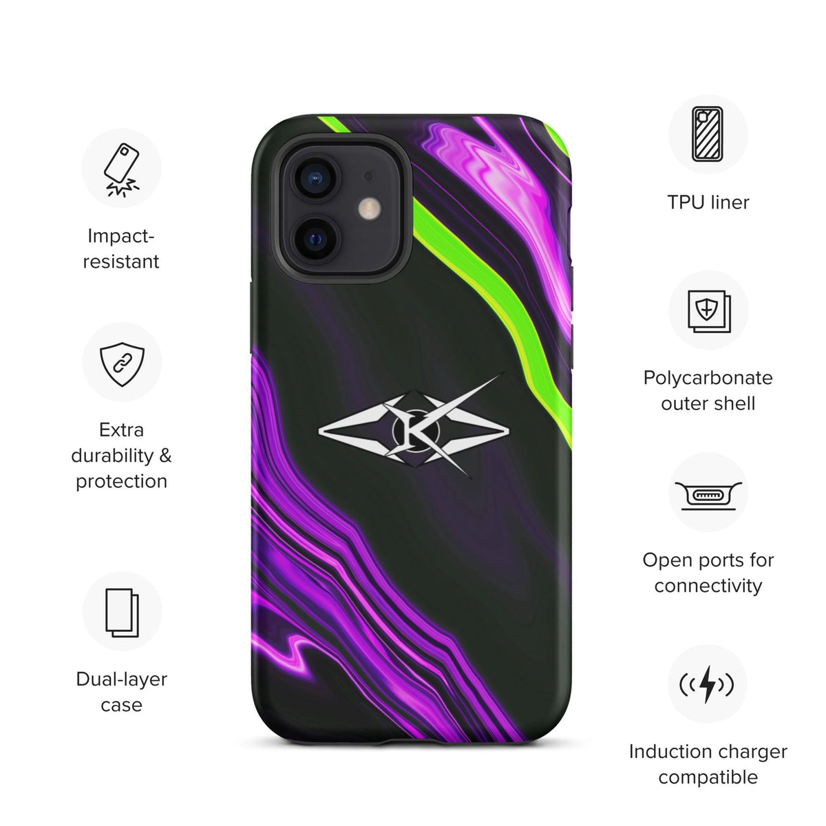 Tough iPhone case - VYBRATIONAL KREATORS®