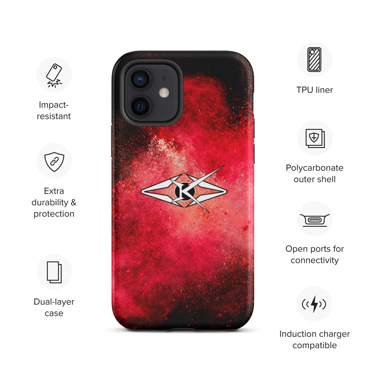 Tough Premium iPhone case- Red Dwarf - VYBRATIONAL KREATORS®