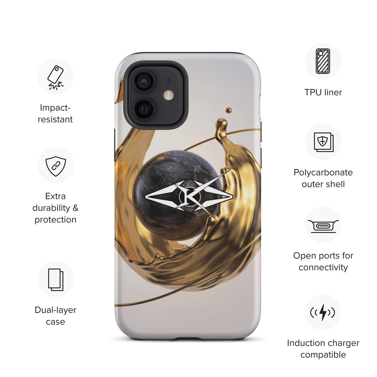 Tough Premium iPhone case - VYBRATIONAL KREATORS®
