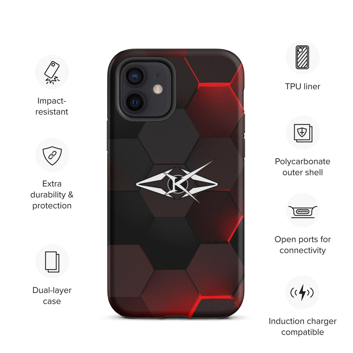 Tough Premium iPhone case - VYBRATIONAL KREATORS®