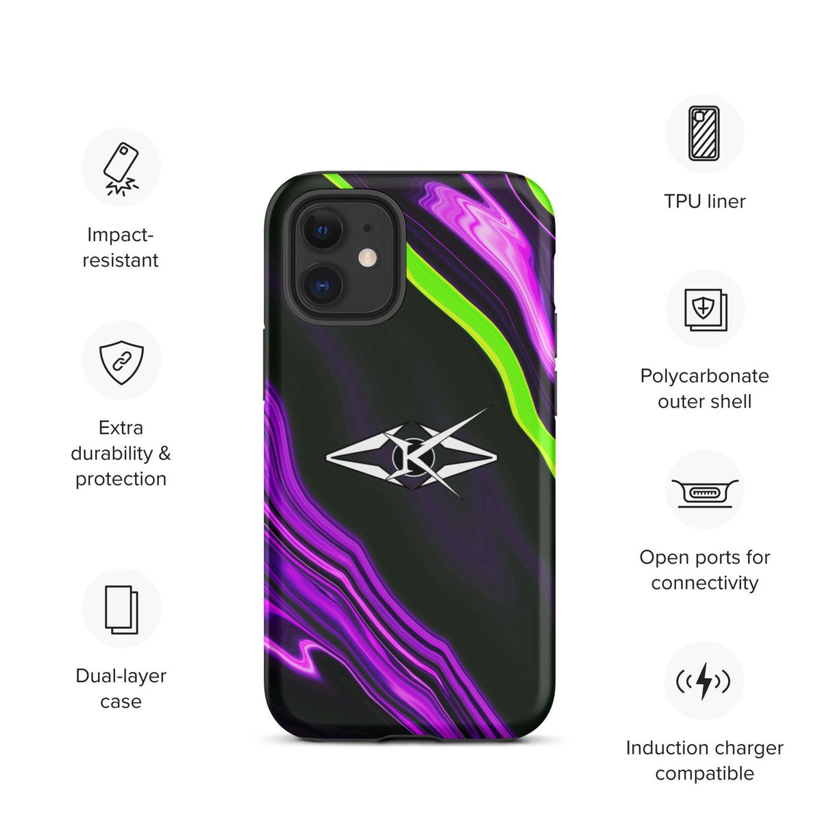 Tough iPhone case - VYBRATIONAL KREATORS®
