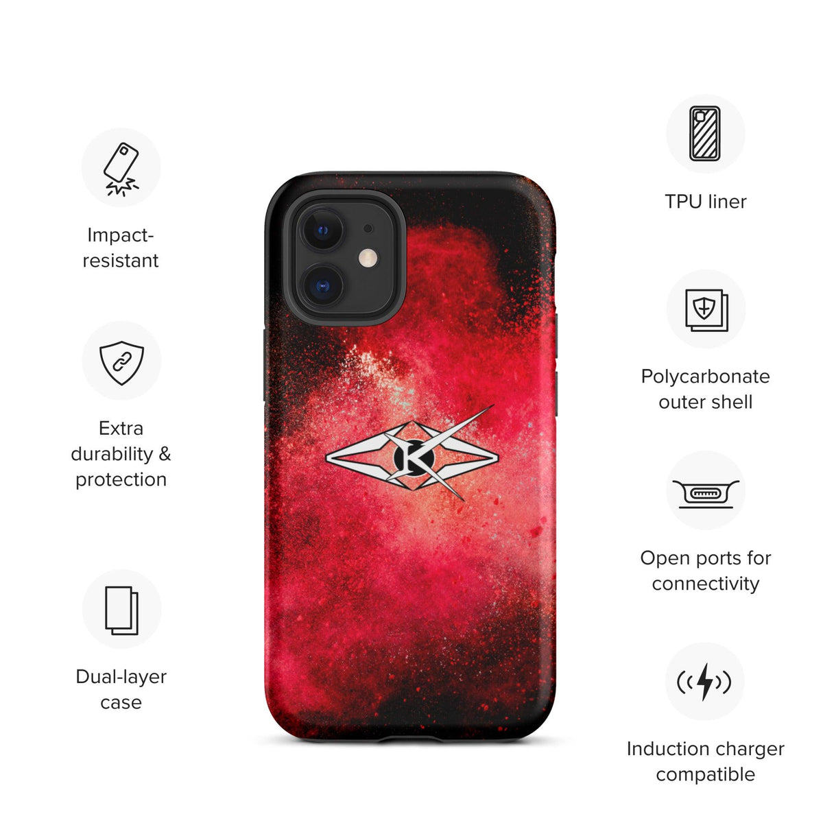 Tough Premium iPhone case- Red Dwarf - VYBRATIONAL KREATORS®