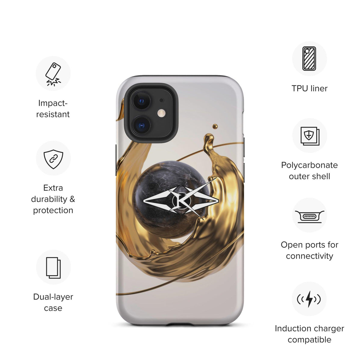 Tough Premium iPhone case - VYBRATIONAL KREATORS®