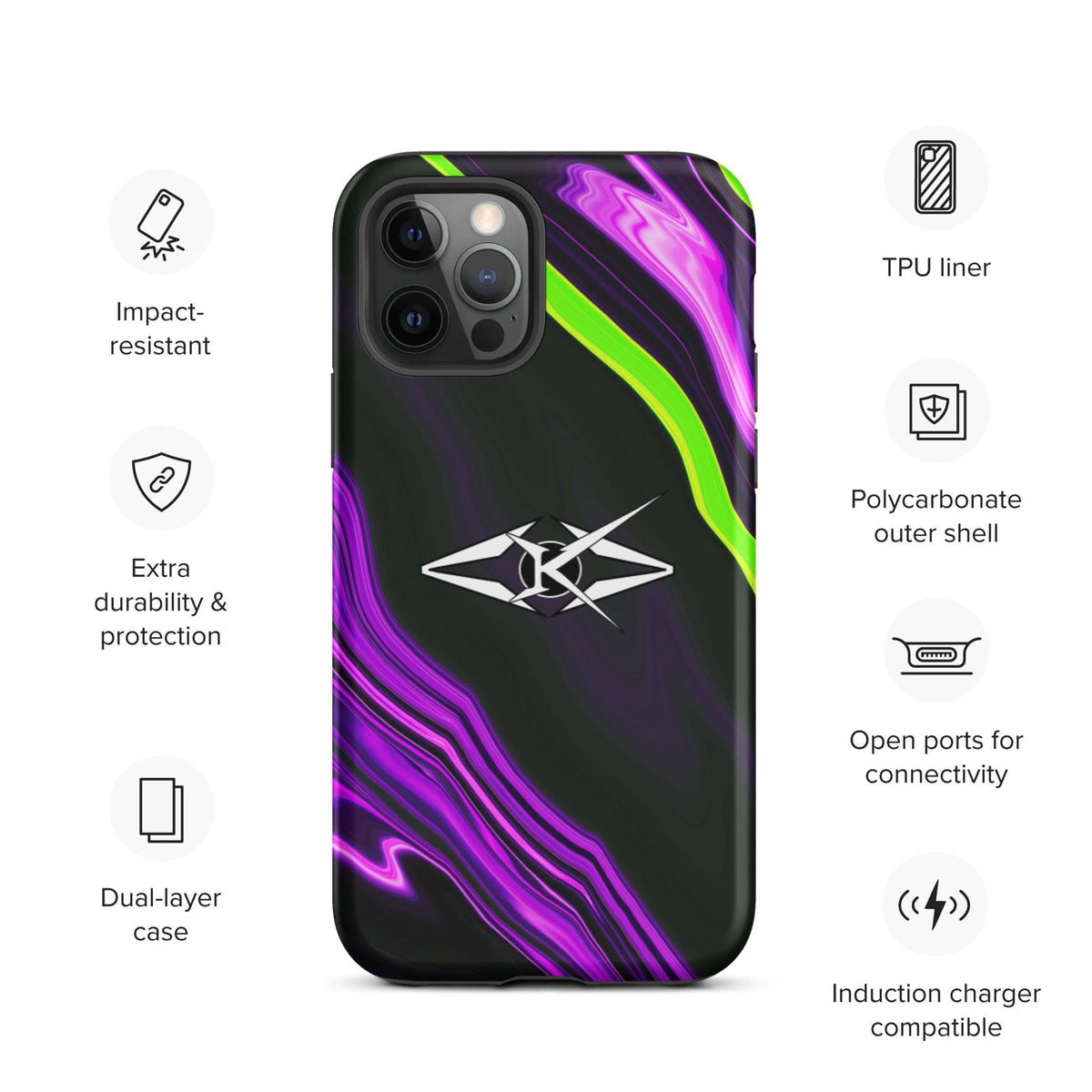 Tough iPhone case - VYBRATIONAL KREATORS®