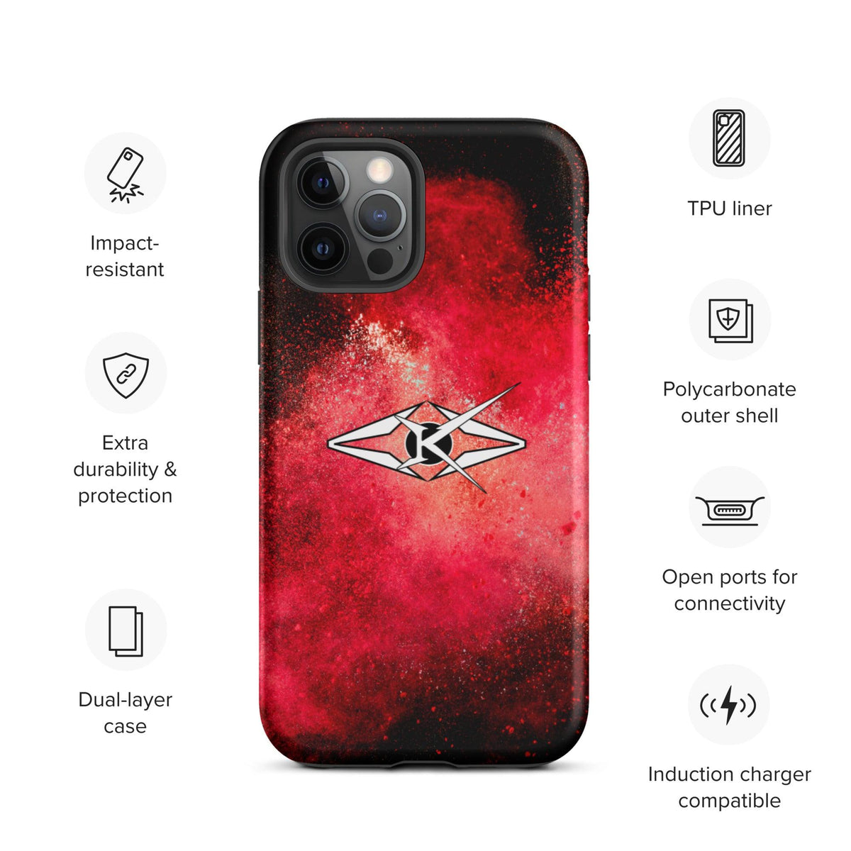 Tough Premium iPhone case- Red Dwarf - VYBRATIONAL KREATORS®