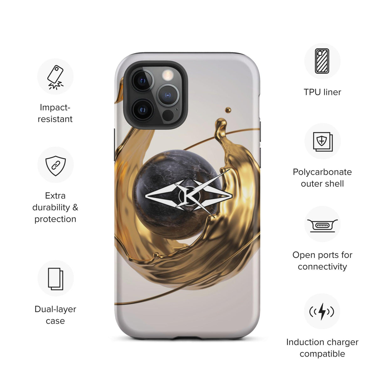 Tough Premium iPhone case - VYBRATIONAL KREATORS®